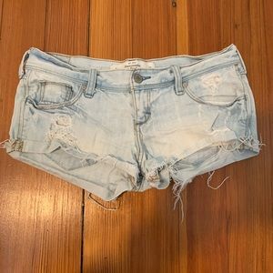 Abercrombie low rise short short size 25!